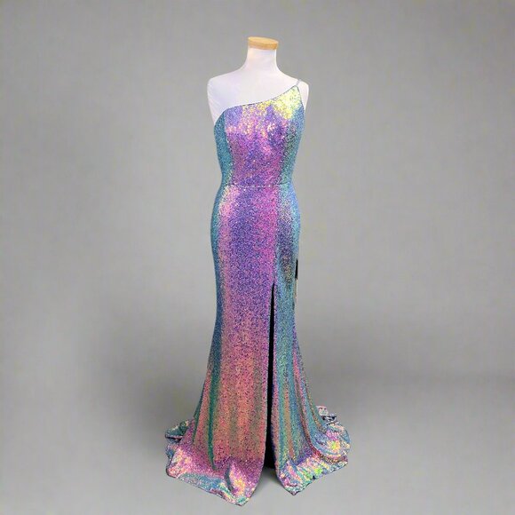 Alyce Paris Dresses & Skirts - Alyce Paris purple sequin dress, sizes 4 & 8, NEW WITH TAGS!